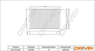 FILTER INNENRAUMLUFT DR!VE+ DP1110120278 1