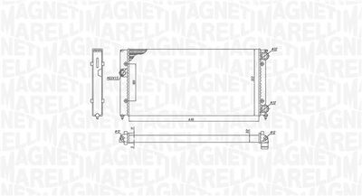 MAGNETI MARELLI Kühler, Motorkühlung