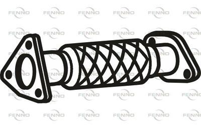Rura wydechowa FENNO P49005