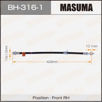Тормозной шланг MASUMA BH-316-1 для TOYOTA SPRINTER