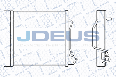 Конденсатор, кондиционер JDEUS 717M30 для SMART CROSSBLADE