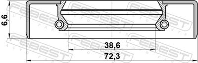 SIMERING AX CARDANIC FEBEST 95GDY40720707X 1