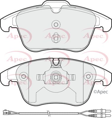 Brake Pad Set APEC PAD1668