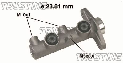 Главный тормозной цилиндр TRUSTING PF516 для HONDA CIVIC