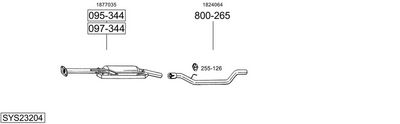 Výfukový systém BOSAL SYS23204