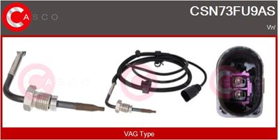 SENZOR TEMPERATURA GAZE EVACUARE