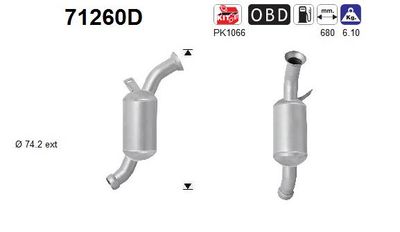 Katalizator AS 71260D