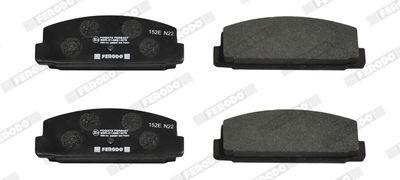 Brake Pad Set, disc brake FDB372