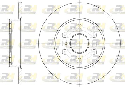 ROADHOUSE 61258.00 Тормозные диски  для ISUZU (Исузу)
