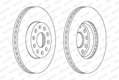 DISC FRANA FERODO DDF1218 1