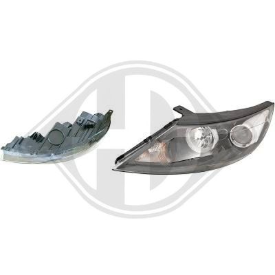 DIEDERICHS 6522881 Основная фара  для KIA (Киа)