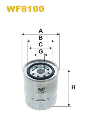 Fuel Filter WIX FILTERS WF8100