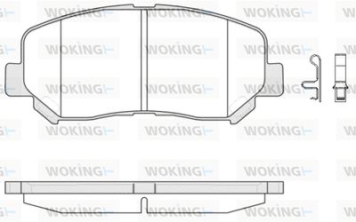Комплект тормозных колодок, дисковый тормоз WOKING P14133.02 для MAZDA CX-5