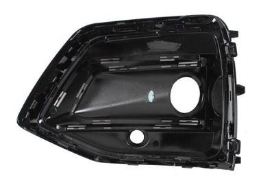 Voorbumper afdekking Voor Rechts (met mistlampgaten, met parkeersensor gaten, zwart glanzend) past: AUDI Q5 FYT 11.20-12.24