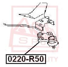 ASVA 0220-R50 Шаровая опора  для INFINITI  (Инфинити Qx4)