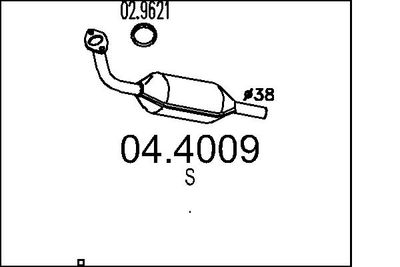 CATALIZATOR MTS 044009