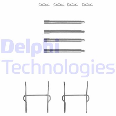 Комплектующие, колодки дискового тормоза DELPHI LX0154 для PEUGEOT 406