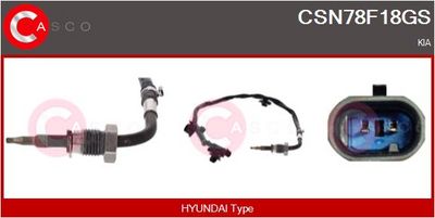 SENZOR TEMPERATURA GAZE EVACUARE