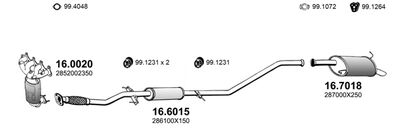SISTEM DE ESAPAMENT ASSO ART4517