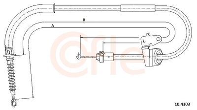CABLU FRANA DE PARCARE