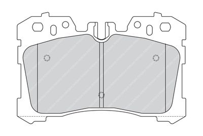Bromsbeläggssats, skivbroms FERODO FDB4277