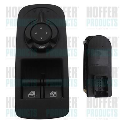 HOFFER 2106241 Кнопка стеклоподьемника для ALFA ROMEO MITO