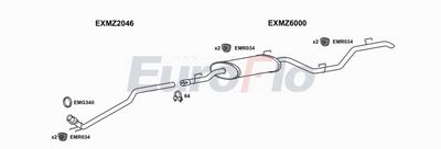Układ wydechowy EUROFLO MZV2222D6001A00