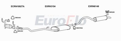 Układ wydechowy EUROFLO RNESP206029