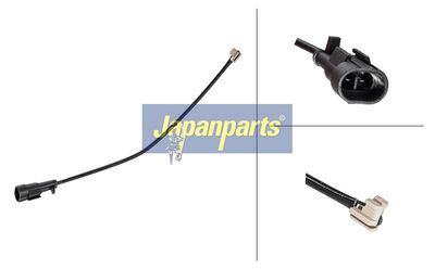 JAPANPARTS Įspėjimo kontaktas, stabdžių trinkelių susidėvėjimas