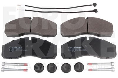 Комплект тормозных колодок, дисковый тормоз EUROBRAKE 5502222395 для RENAULT MASCOTT