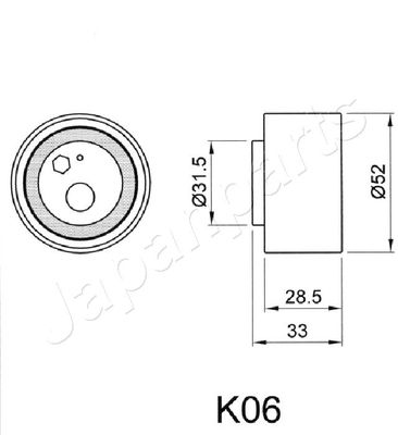 MECANISM TENSIONARE CUREA DISTRIBUTIE JAPANPARTS BEK06 1