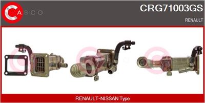 RADIATOR RECIRCULARE GAZE DE ESAPAMENT CASCO CRG71003GS