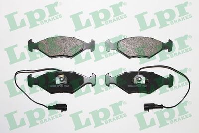 Комплект тормозных колодок, дисковый тормоз LPR 05P1203 для FIAT ALBEA