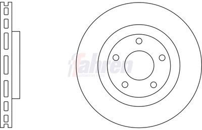 Fahren Brake Disc FBD6572
