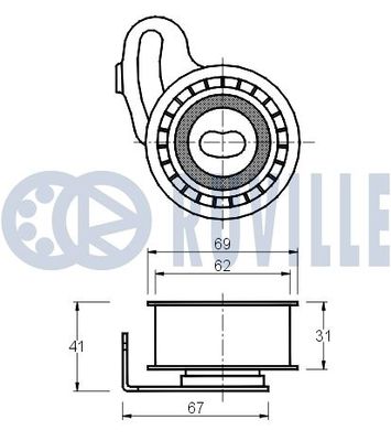 ROLA INTINZATOR CUREA DISTRIBUTIE RUVILLE 540420 1