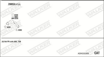 SISTEM DE ESAPAMENT WALKER ADK033365