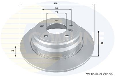 спирачен диск COMLINE ADC1724