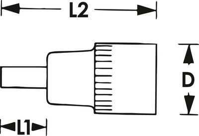 Vigor V6112 Nástrčná hlavice tisícihran M14 3/8"