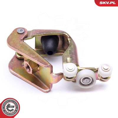 Ritinėlio kreiptuvas, atstumiamos durys