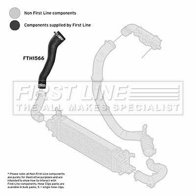 Charge Air Hose FIRST LINE FTH1566