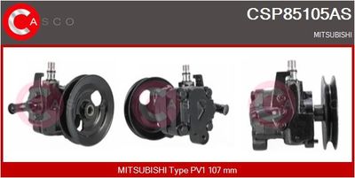 CASCO CSP85105AS Насос гідропідсилювача керма для MITSUBISHI (Митсубиши)