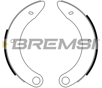 Комплект тормозных колодок BREMSI GF0110 для CITROËN ID