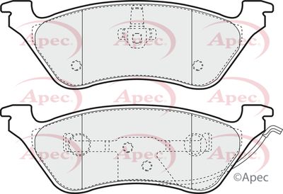 Brake Pad Set APEC PAD1218