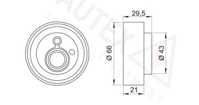 ROLA INTINZATOR CUREA DISTRIBUTIE AUTEX 641081 1
