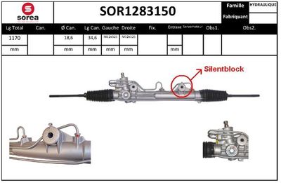 STARTCAR SOR1283150 Насос гидроусилителя руля для FORD FIESTA Автофургон / микроавтобус (F3L, F5L) 1.8 D