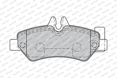 SET PLACUTE FRANA FRANA DISC FERODO FVR1780 1