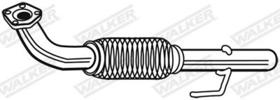 ABGASROHR WALKER 10534 4