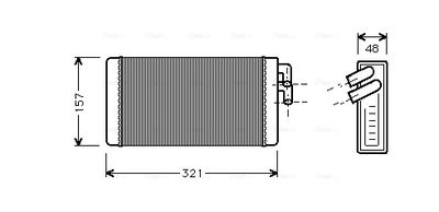 AVA QUALITY COOLING Kachelradiateur, interieurverwarming (AI6052)