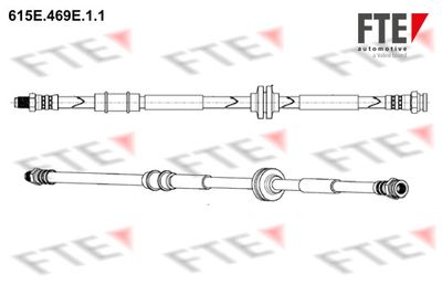FTE 615E.469E.1.1 Тормозной шланг  для ALFA ROMEO BRERA (Альфа-ромео Брера)