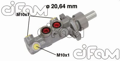 Главный тормозной цилиндр CIFAM 202-708 для TOYOTA YARIS